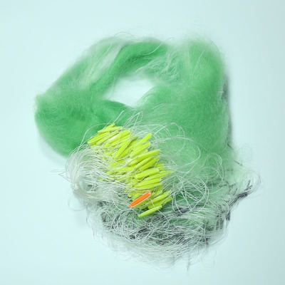 加重绿丝1米鱼网粘网三层大鱼挂网丝网捕鱼鱼网