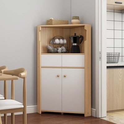 餐边柜置物架储物柜厨房多层落地窄小柜子长条靠墙餐边柜