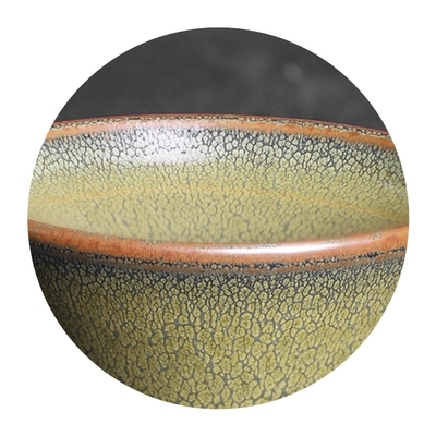 张国平建窑建盏斗笠大杯茶碗主人大号建阳鹧鸪茶杯