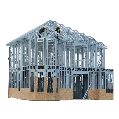 轻钢龙骨房屋材料结构订制天地别墅装配主骨普通石膏板