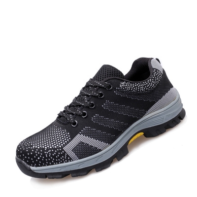 软底女士劳保鞋男夏季透气带钢钢板女式穿刺防护鞋