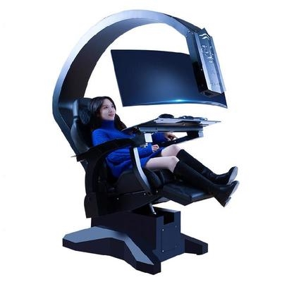 太空舱电脑椅一体机护腰工程学办公机械升降电竞游戏电脑椅