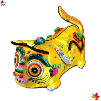 布老虎民间民间工艺工艺品五毒手工中号老虎枕头宝宝布老虎