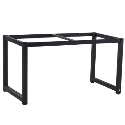 坚固耐用简约餐桌支架极简岩板餐桌脚台架金属铁艺餐台脚