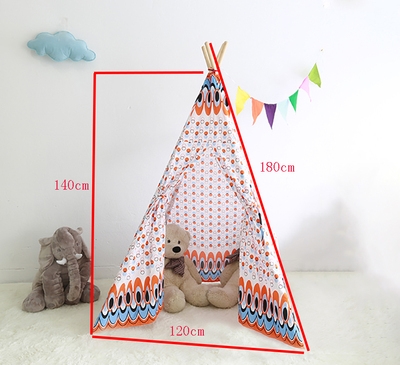 帐篷手工diy儿童游戏印第安木杆木棒支架木架大房儿童帐篷
