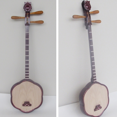 梅花秦琴高档海浪乐器硬木二弦客家山歌潮州秦琴
