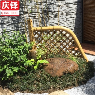 庆铎防腐光悦寺手工篱笆日式户外庭院景观竹垣大型篱笆