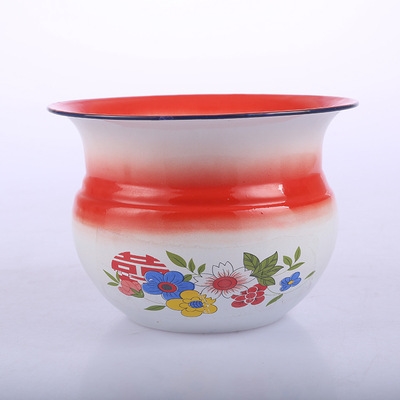 家用起夜桶老年人不锈钢加厚成人痰盂夜壶带盖尿桶痰盂