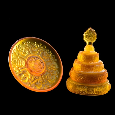 藏传佛教用品密宗佛具摆件古法法曼茶罗修盘供曼摆件