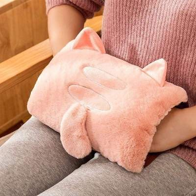 暖脚袋儿童暖手宝2020年冬季毛绒手捂充电暖手袋小号充电式暖水袋