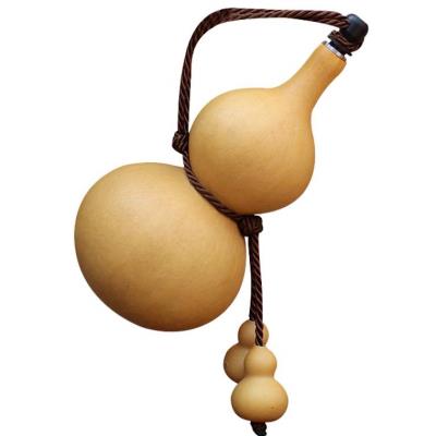 酒葫芦开口天然镶口酒壶装水酒户外便携随身酒具摆件蜂蜡防渗精品