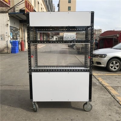 定制摆摊小吃推车防尘摊车卤味组装卤菜烧鸭餐车