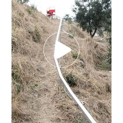 单轨运输车果园山地轨道农用爬坡自走式汽油机动力小火车搬