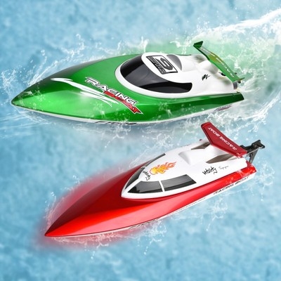 玩具水上无线船无电动飞轮迷你高速速马力遥控电动