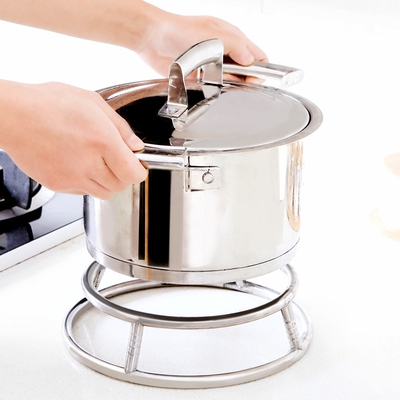 厨房用品用具小百货炒锅架子双层锅垫省空间放锅置物架厨房置物架