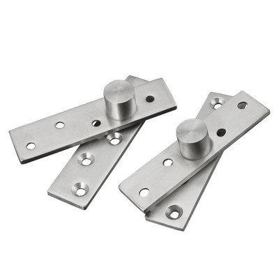 橱柜天地不锈钢暗藏转轴铰链新款一字合页上下铰链