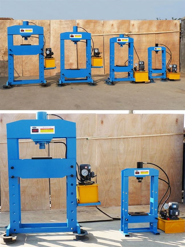 孚润电动压力机液压龙门压床重型油压机手动校直机液压机