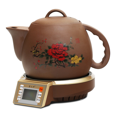 高档大师麦饭石紫砂分体煎药全自动中药养生壶