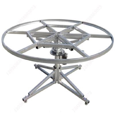落地钢架电动转盘转芯圆餐桌餐厅旋转支架旋转式转盘