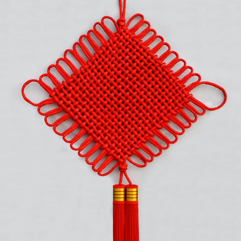 中缘结中国结挂件客厅大号红色装饰新年玄关过年平安结礼品挂饰