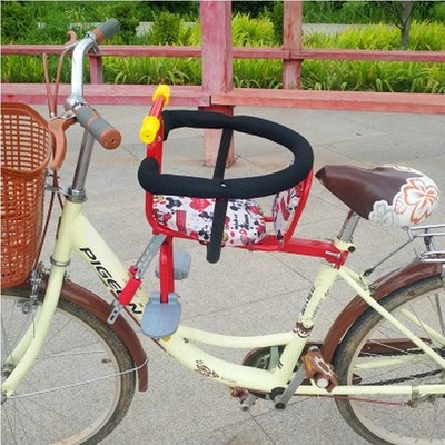 坐垫中小小童自行自行车车载小孩座椅小宝宝坐椅儿童座椅