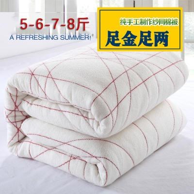棉被12m2m秋天床被1米加厚套子棉花棉胎冬季棉花被