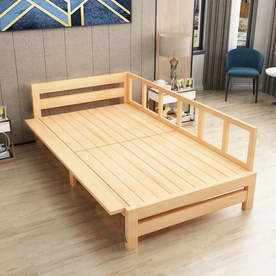 实木床折叠床单人床家用床成人简易经济儿童床双人午休床1.3米床