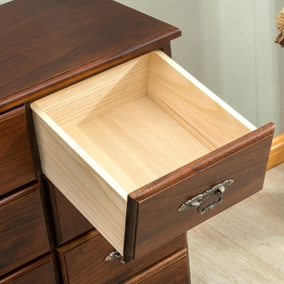 斗柜正品户型复古木头收纳抽屉柜子斗柜
