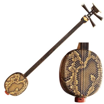 高档乐魂七年老店檀木三弦弦乐器弦子三弦