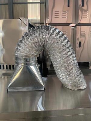 烧烤转换厨房防老老化新款通用软管烟筒方变圆烧烤炉