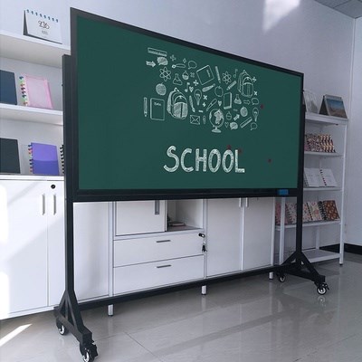 黑板移动涂鸦家用上下立式学生留言板绿板升降黑板