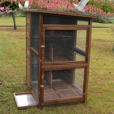 鸽舍木制鸽笼笼子养殖组合室外信鸽家用户外笼子