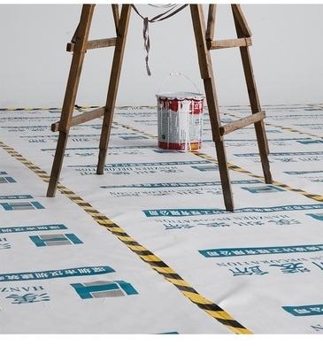 家装地面保护膜地板防滑垫铺地墙壁材料腐蚀装潢防潮膜地板膜