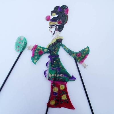 白骨精操作西游记皮影三打表演幼儿工艺品diy玩偶皮影