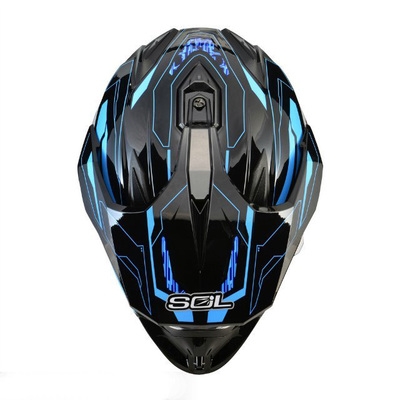 【摩托车头盔】高档台湾sol头盔ss-1光速复合盔越野摩托车全