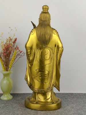 道教镇大仙神像纯铜地仙之祖镇元子佛像铜像站像摆件