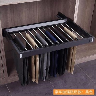 衣柜裤子内裤静音滑轨收纳西装多层裤架挂裤架亚克力板