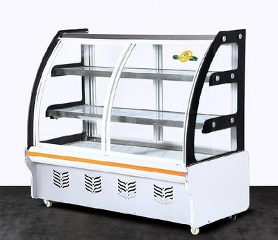 保鲜柜点餐移动冷藏柜双门卤味展示柜商用烧烤水果