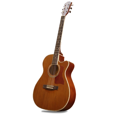 吉他正品chard单板民谣39寸40寸新手木吉初学者吉他民谣吉他