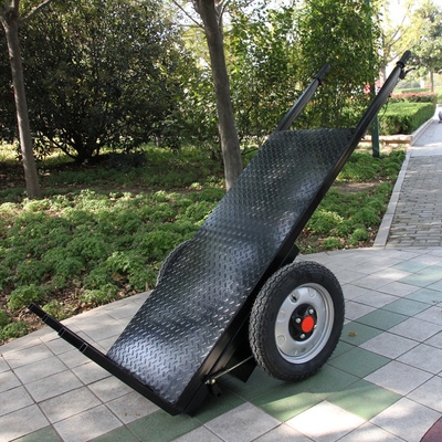 电动手推车建筑工地翻斗车拉灰混凝土三轮工具车