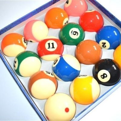 台球用品大小十六比赛训练练球水晶白水水晶球台球