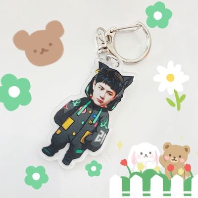 王一博王豹子钥匙扣挂件这就就是街舞一波王炸钥匙扣