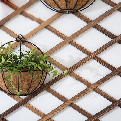 木制婴儿花盆篱笆配件栅栏游戏摆设花架子木条花架