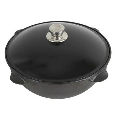 新疆饭锅家用带燃气灶炒锅饭锅不粘锅正宗民族特色炒锅