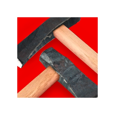 砍柴斧子劈柴家用板斧开山神器钢板全钢加长木工斧