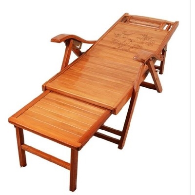 小型躺椅单人迷你午休小巧的办公椅竹子家用折叠舒服午睡床午睡椅