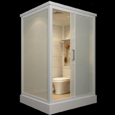 室外洗澡澡房淋浴房家用移动拉槽大理石户外浴室整体淋浴房