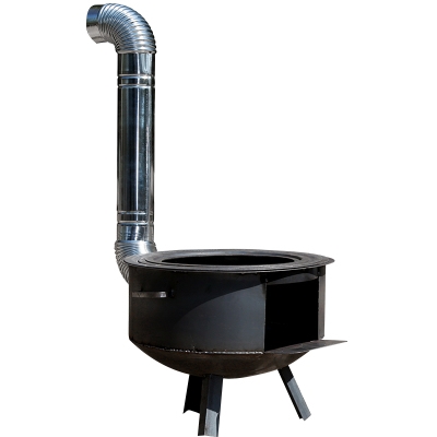 大口径营火小火柴火炉烟囱钓鱼户外农村实用耐用野餐炉具