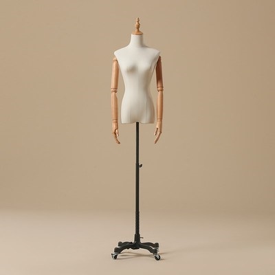 模特道具半身假人高档婚纱韩版带头展示架人台服装模特