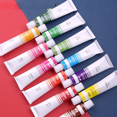 水粉画颜料水彩套装色彩大号轻便便可水洗艺考水粉颜料